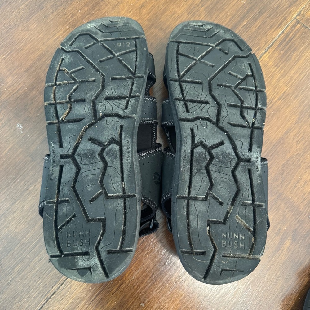Nunn Bush Rio Bravo Fisherman Closed Toe Mens Sandals Black Size 13W Outdoor - Picture 5 of 8